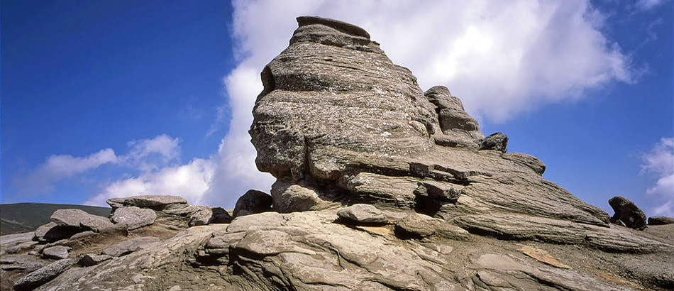 The Sphinx of Bucegi, Carpathian Mountains
